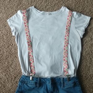 4/$20🌺 Floral Suspenders